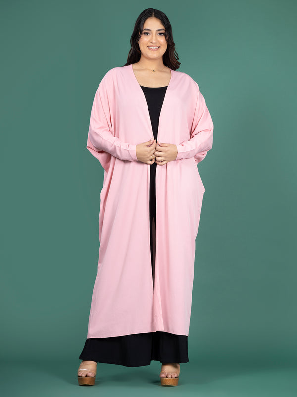 HANA OPEN CAPE - BABY PINK