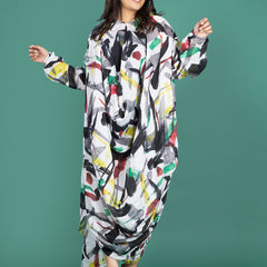 SPLASH KAFTAN DRESS