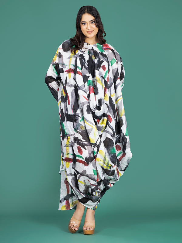 SPLASH KAFTAN DRESS
