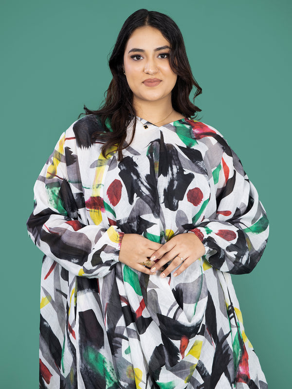 SPLASH KAFTAN DRESS