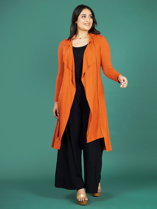 EMBER FLOW JACKET - RUST ORANGE