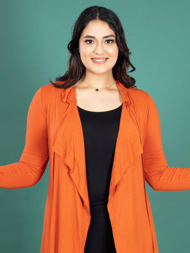 EMBER FLOW JACKET - RUST ORANGE