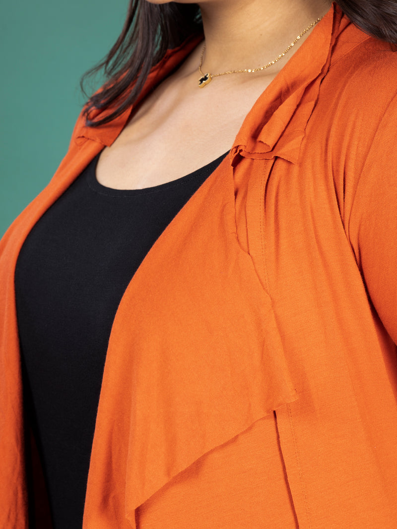 EMBER FLOW JACKET - RUST ORANGE