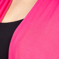 AIRA RUFFLE JACKET - HOT PINK