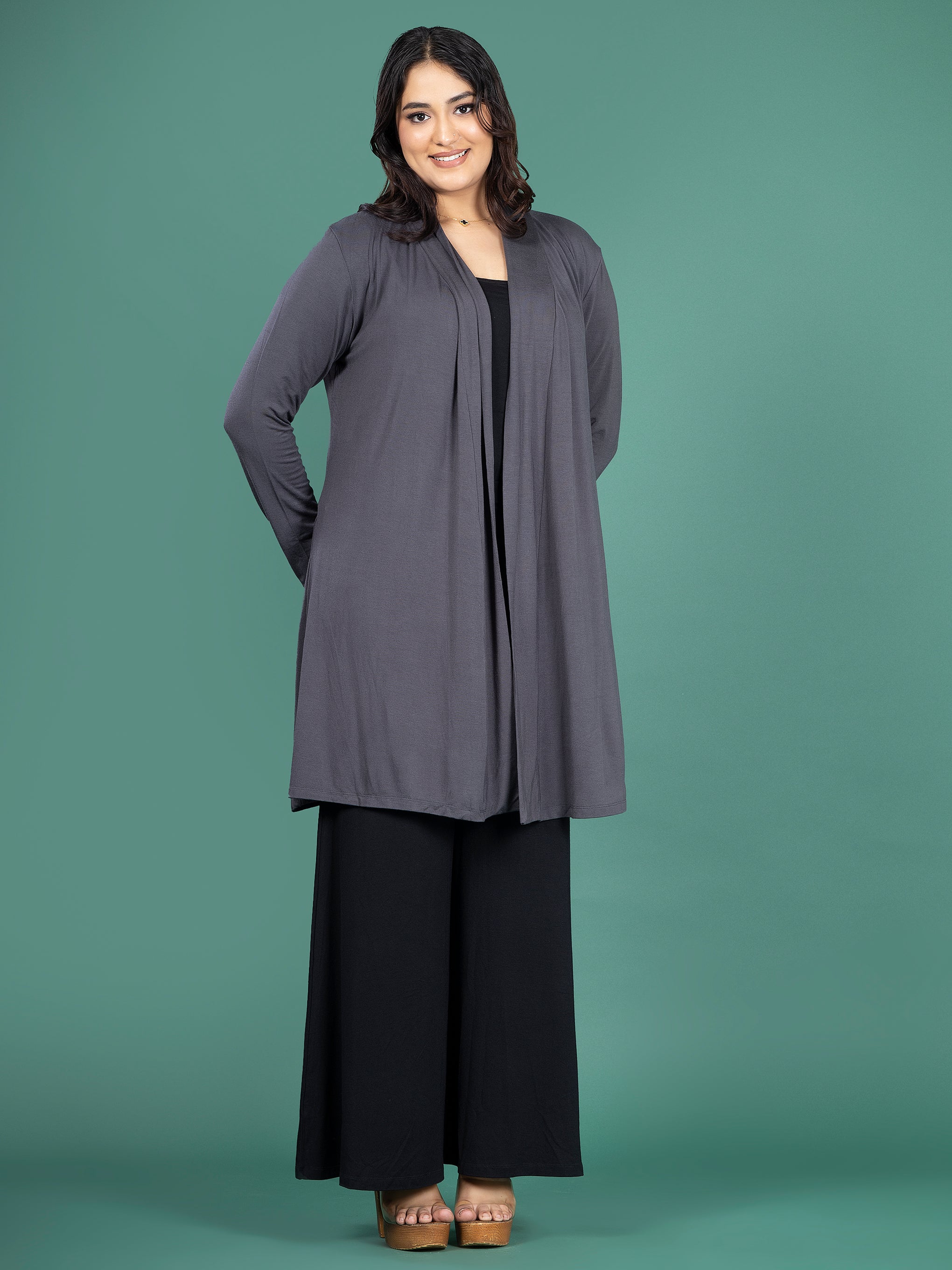 BLAIR JACKET GREY – Plus Size Funk - Main Image