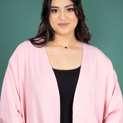 HANA OPEN CAPE - BABY PINK