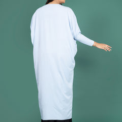 HANA OPEN CAPE - POWDER BLUE