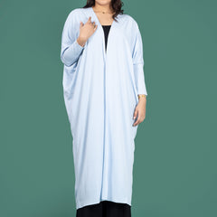 HANA OPEN CAPE - POWDER BLUE