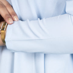 HANA OPEN CAPE - POWDER BLUE