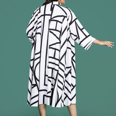 GEO MAZE SHIRT DRESS