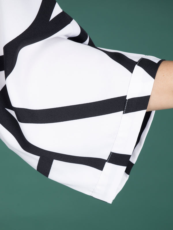 GEO MAZE SHIRT DRESS