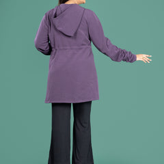 PLUM HOODIE SHIRT