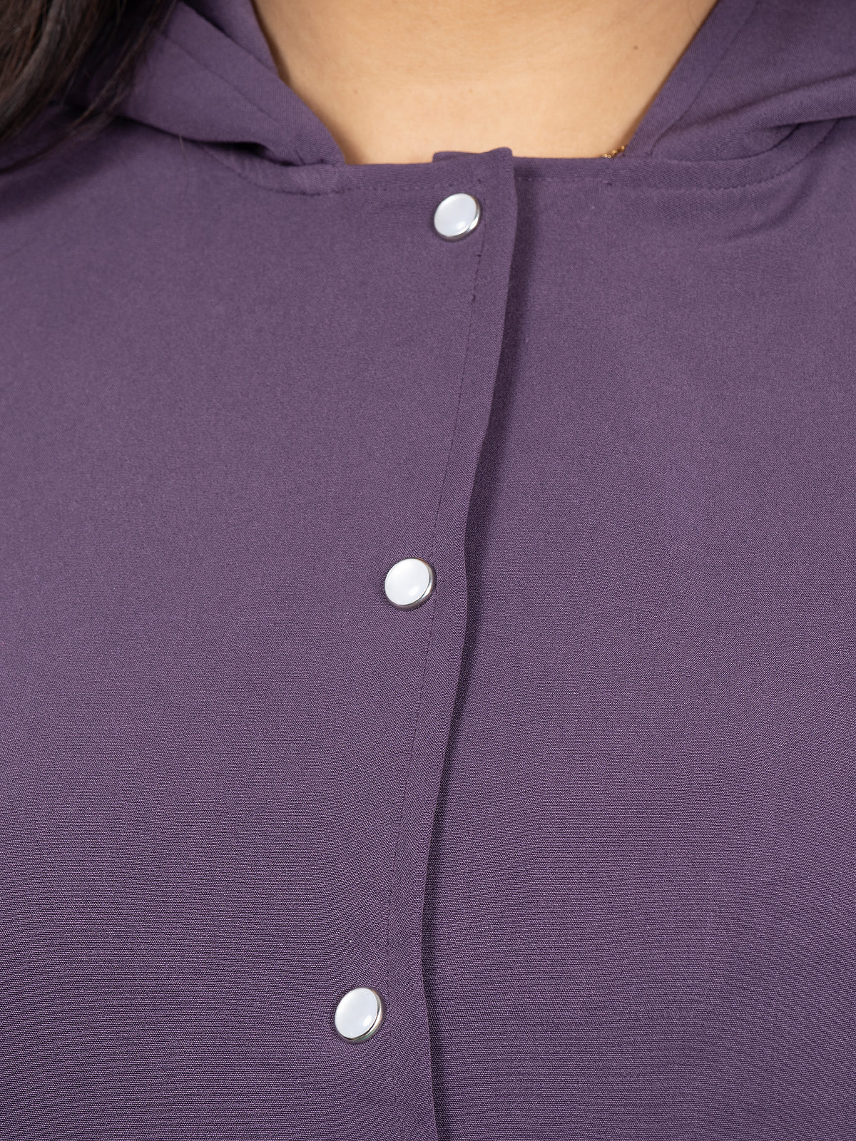 PLUM HOODIE SHIRT