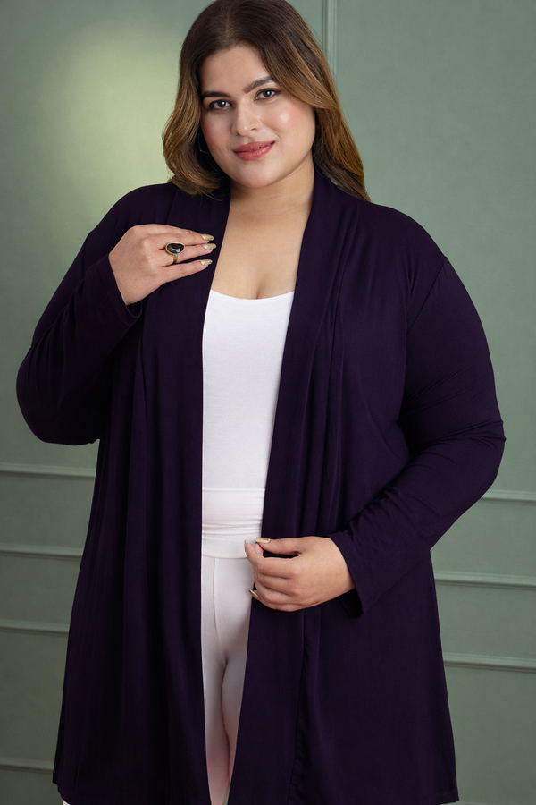 BLAIR JACKET - DEEP PURPLE