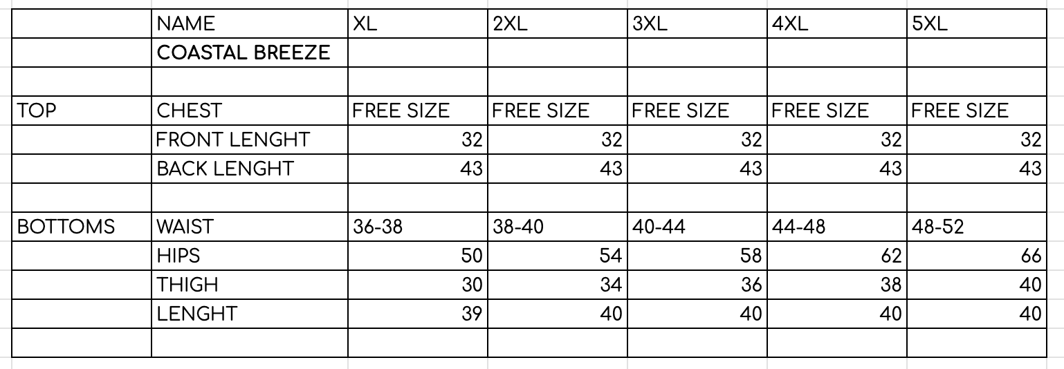 Size Guide