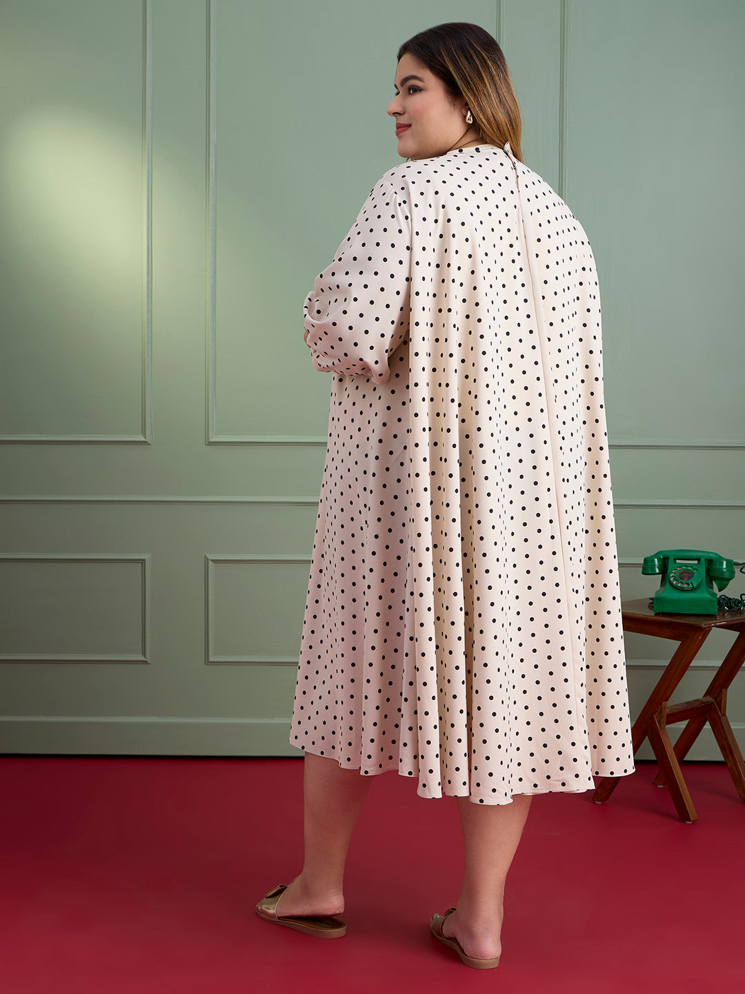 POLKA BREEZE A-LINE DRESS