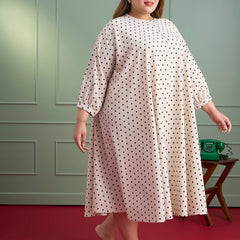 POLKA BREEZE A-LINE DRESS