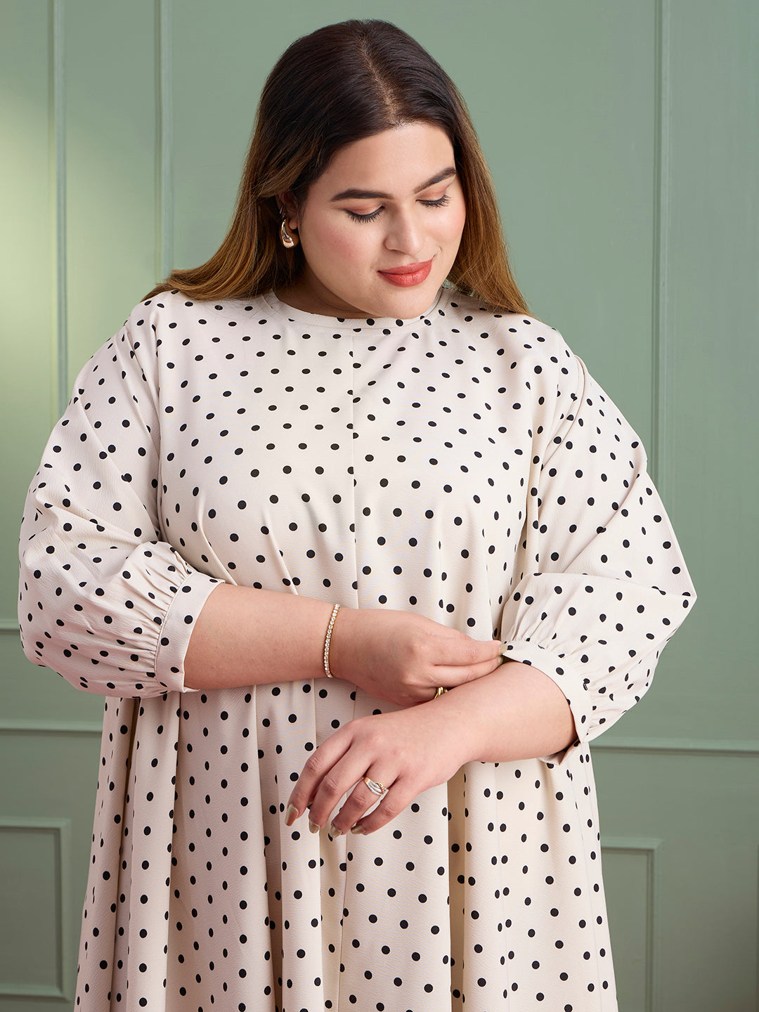 POLKA BREEZE A-LINE DRESS