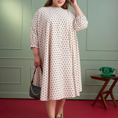 POLKA BREEZE A-LINE DRESS