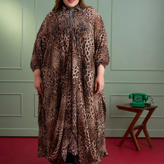 SASSY SAFARI KAFTAN DRESS