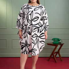 BOTANIC BREEZE LINEN DRESS