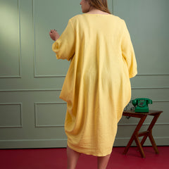 MELLOW YELLOW LINEN DRESS