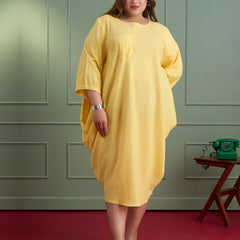 MELLOW YELLOW LINEN DRESS