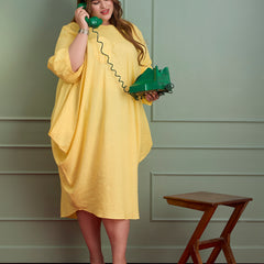 MELLOW YELLOW LINEN DRESS