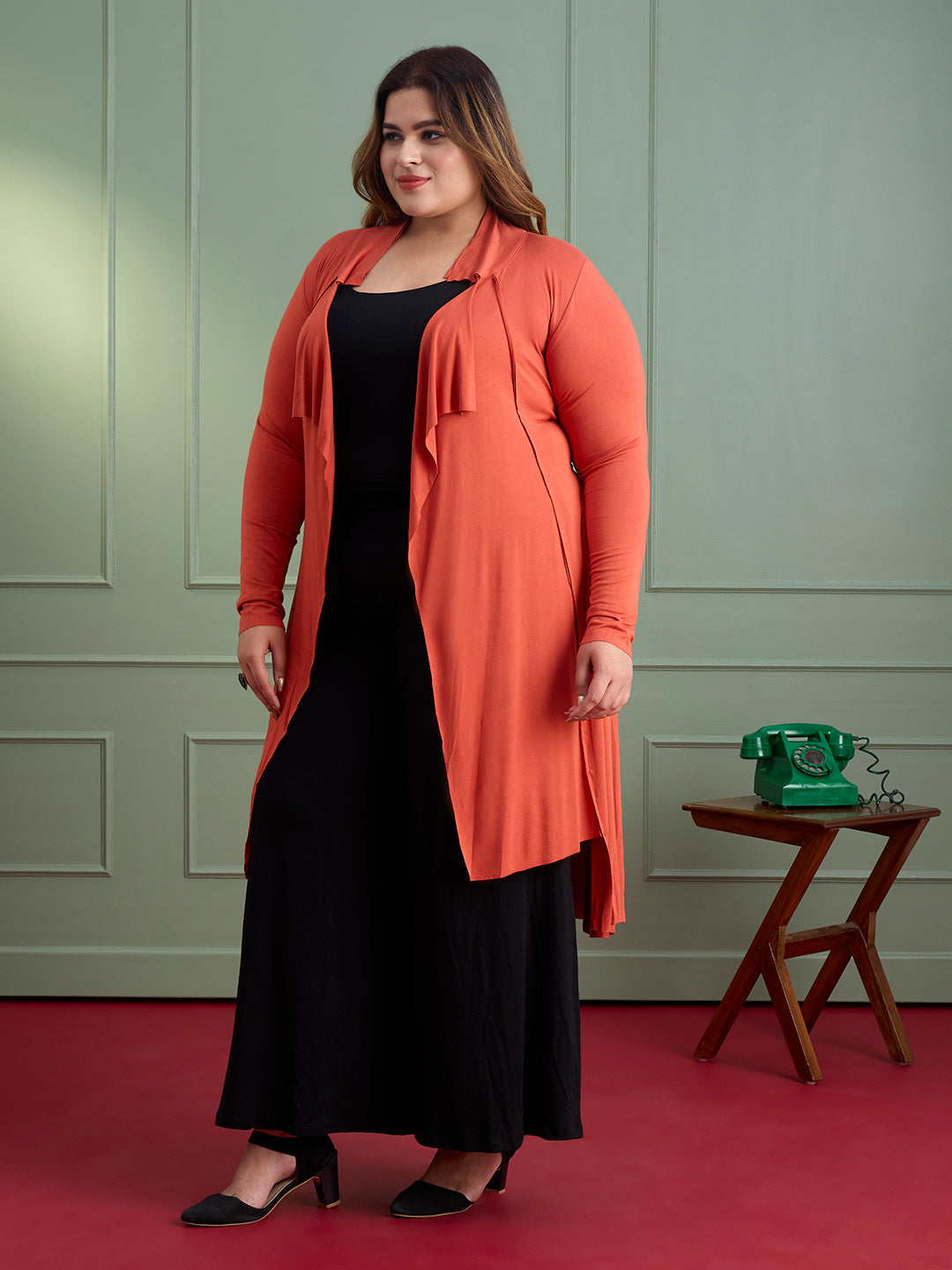 EMBER FLOW JACKET - RUST ORANGE