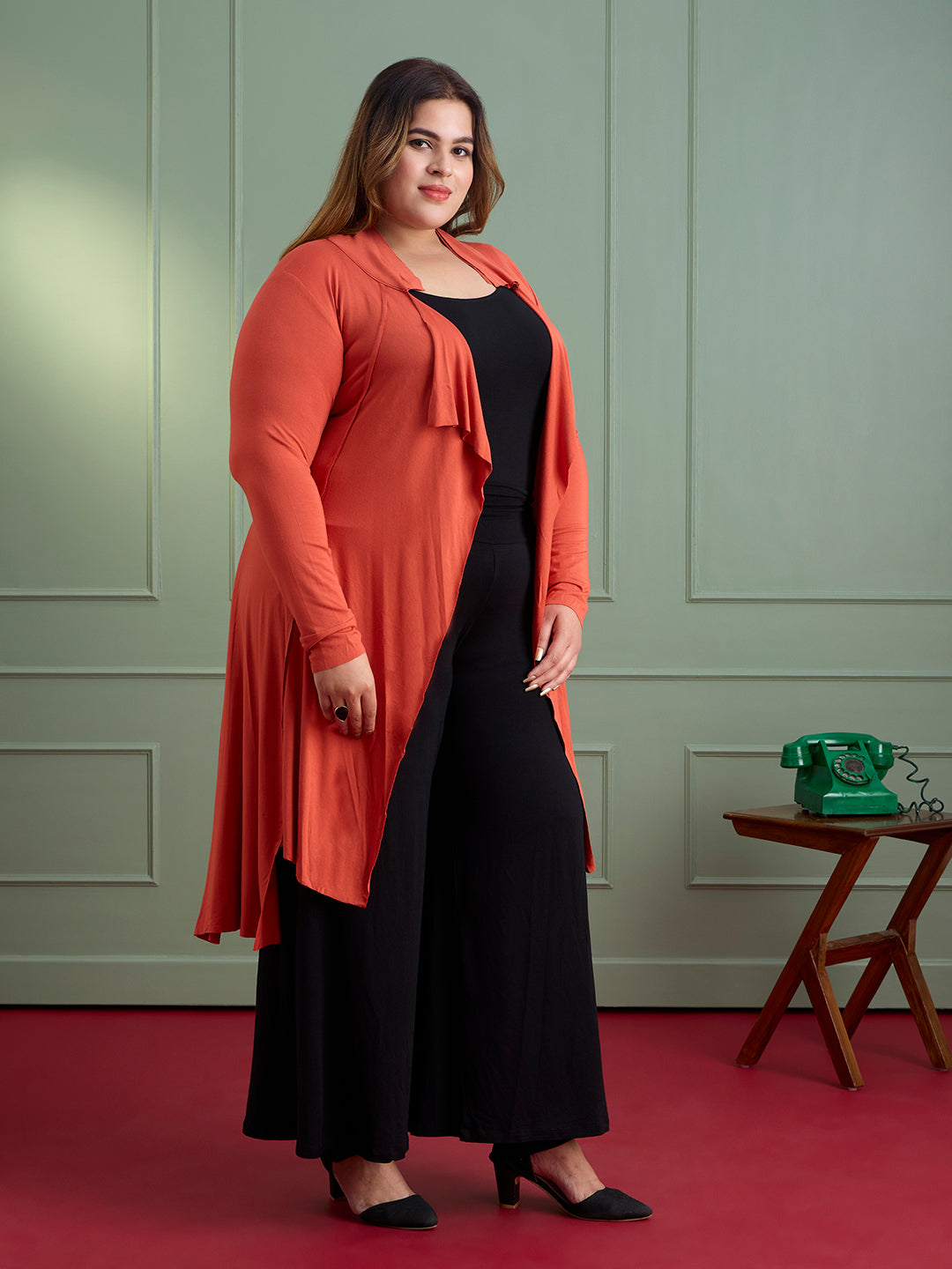 EMBER FLOW JACKET - RUST ORANGE