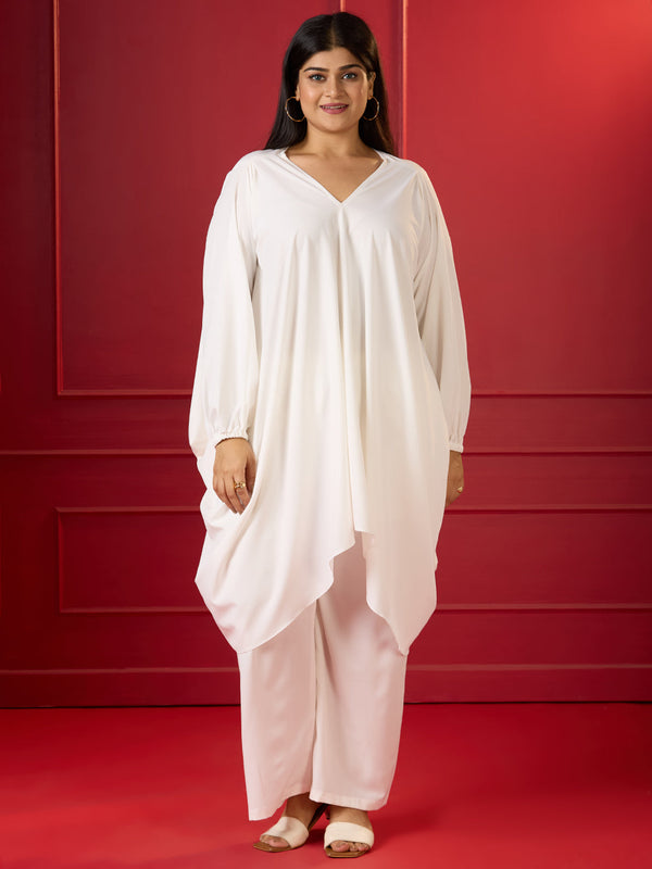 IVORY DRAPE CORD SET