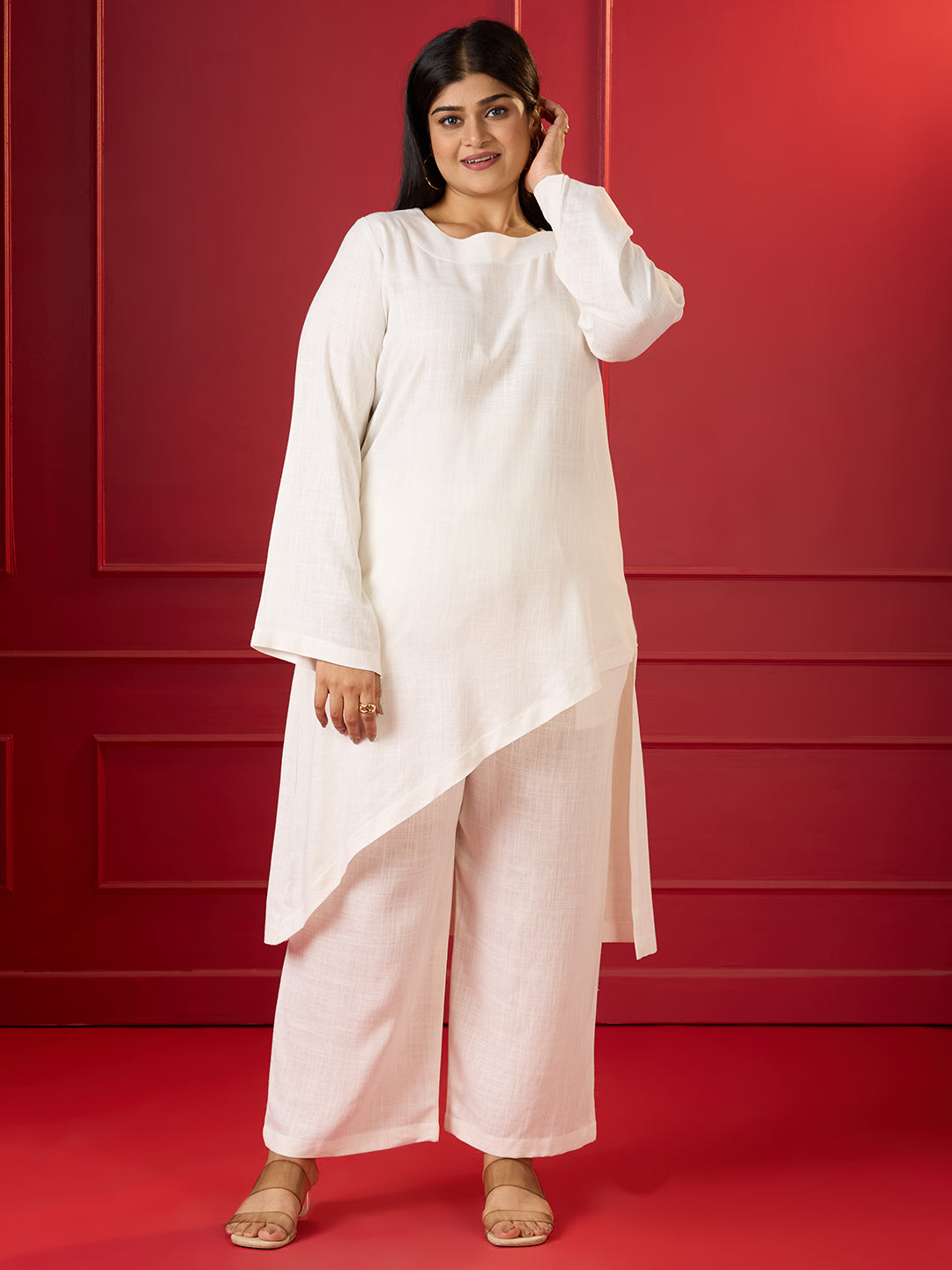 IVORY LINEN CORD SET