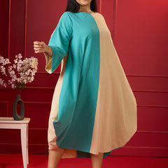 BREEZE CONTRAST DRESS
