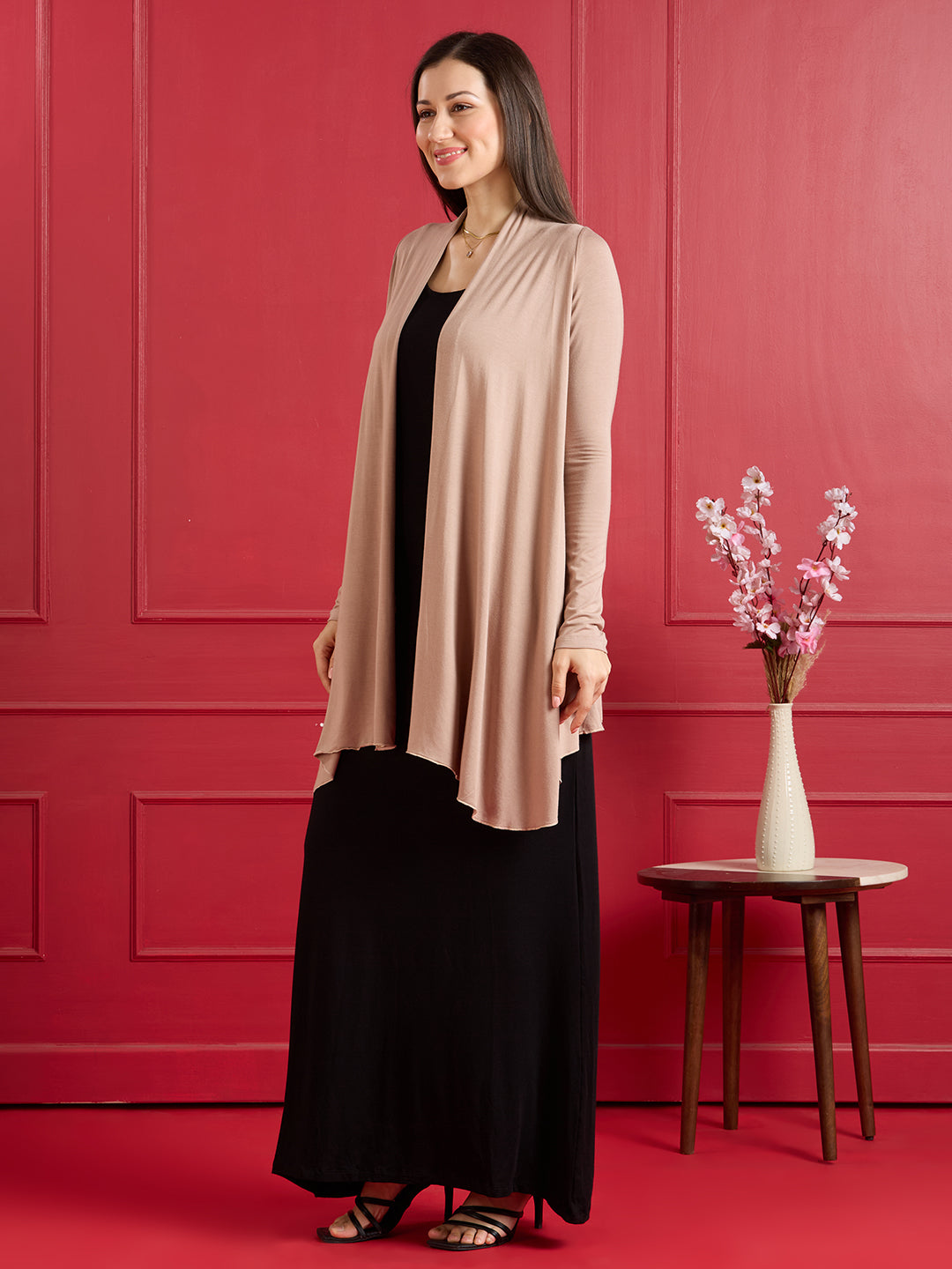 AIRA RUFFLE JACKET - BEIGE