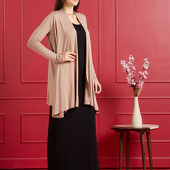 AIRA RUFFLE JACKET - BEIGE
