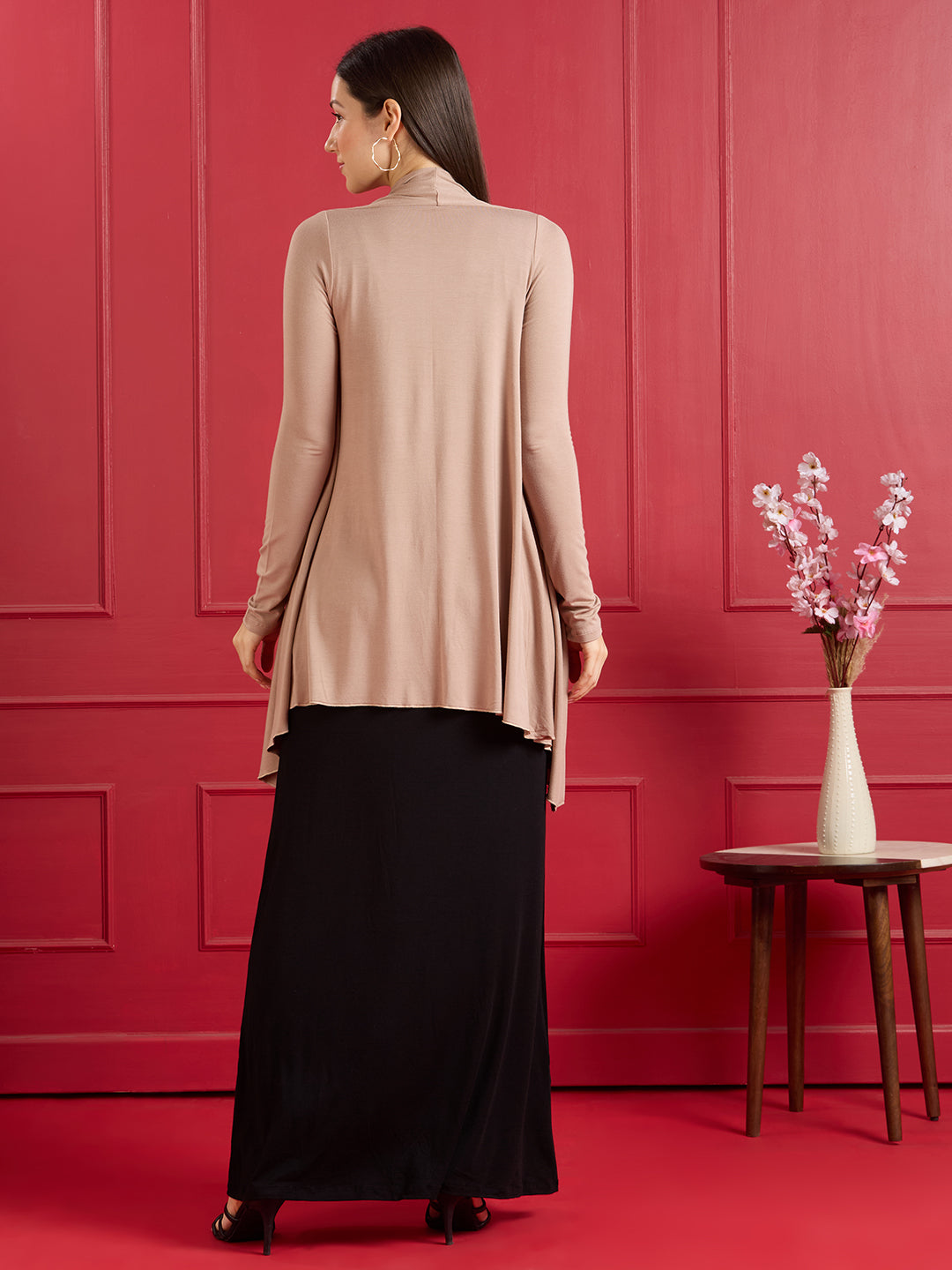 AIRA RUFFLE JACKET - BEIGE