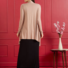 AIRA RUFFLE JACKET - BEIGE