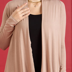 AIRA RUFFLE JACKET - BEIGE