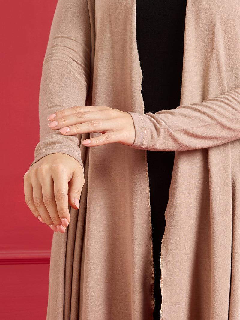 AIRA RUFFLE JACKET - BEIGE