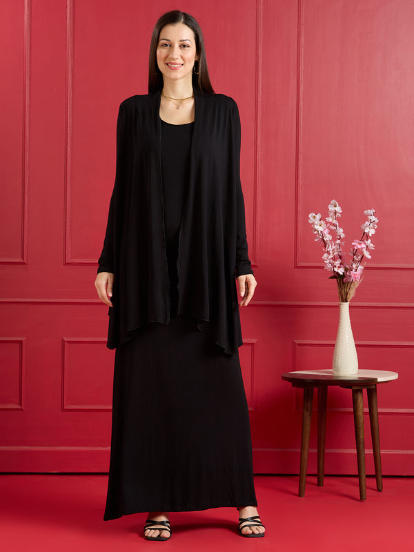 AIRA RUFFLE - JET BLACK