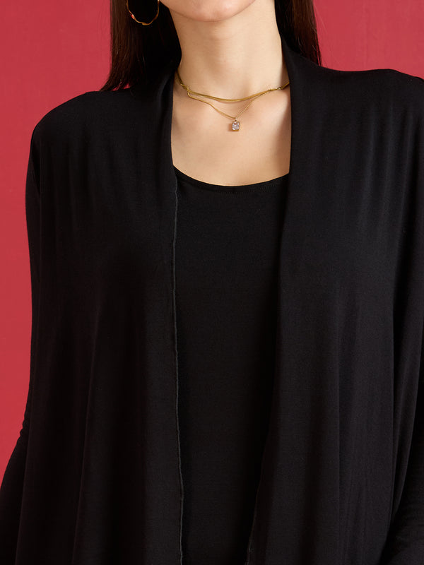 AIRA RUFFLE - JET BLACK