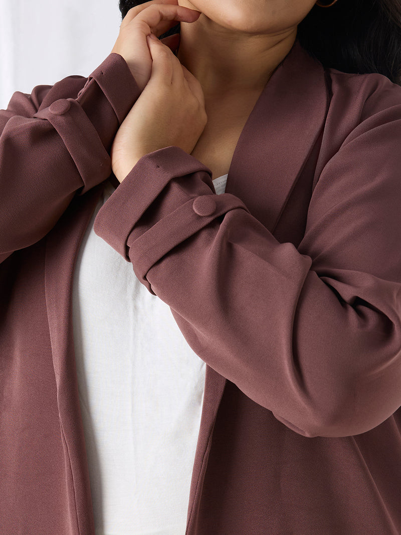 AMEERA BLAZER - MAUVE