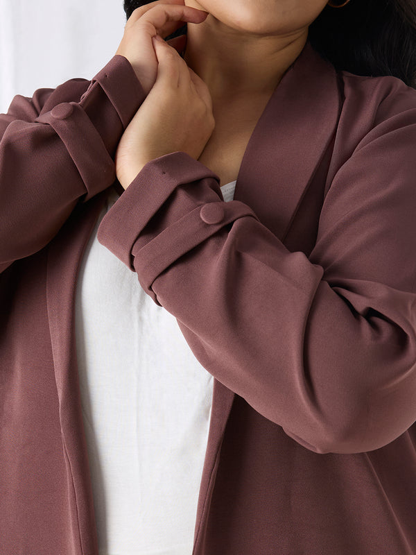 AMEERA BLAZER - MAUVE