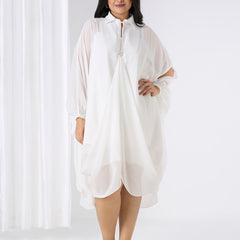 SELENE KAFTAN DRESS - WHITE