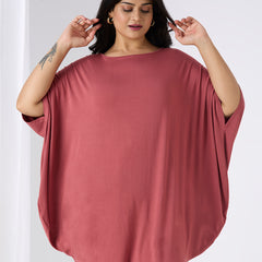 AURA KAFTAN TOP - SALMON