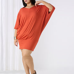 TERRA DRESS - RUST ORANGE