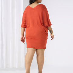 TERRA DRESS - RUST ORANGE