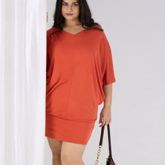 TERRA DRESS - RUST ORANGE