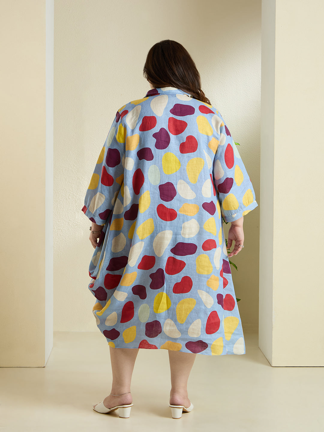 PLAYFUL PEBBLE SHIRT DRESS