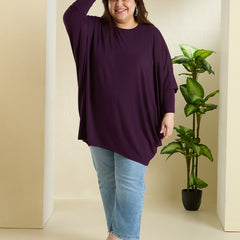 PLUM EASE JERSEY TOP